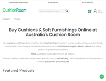 Tablet Screenshot of cushionroom.com